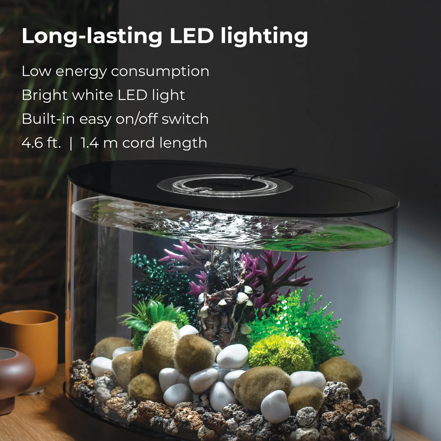 biOrb LOOP 15 akvarium 15 liter svart LED