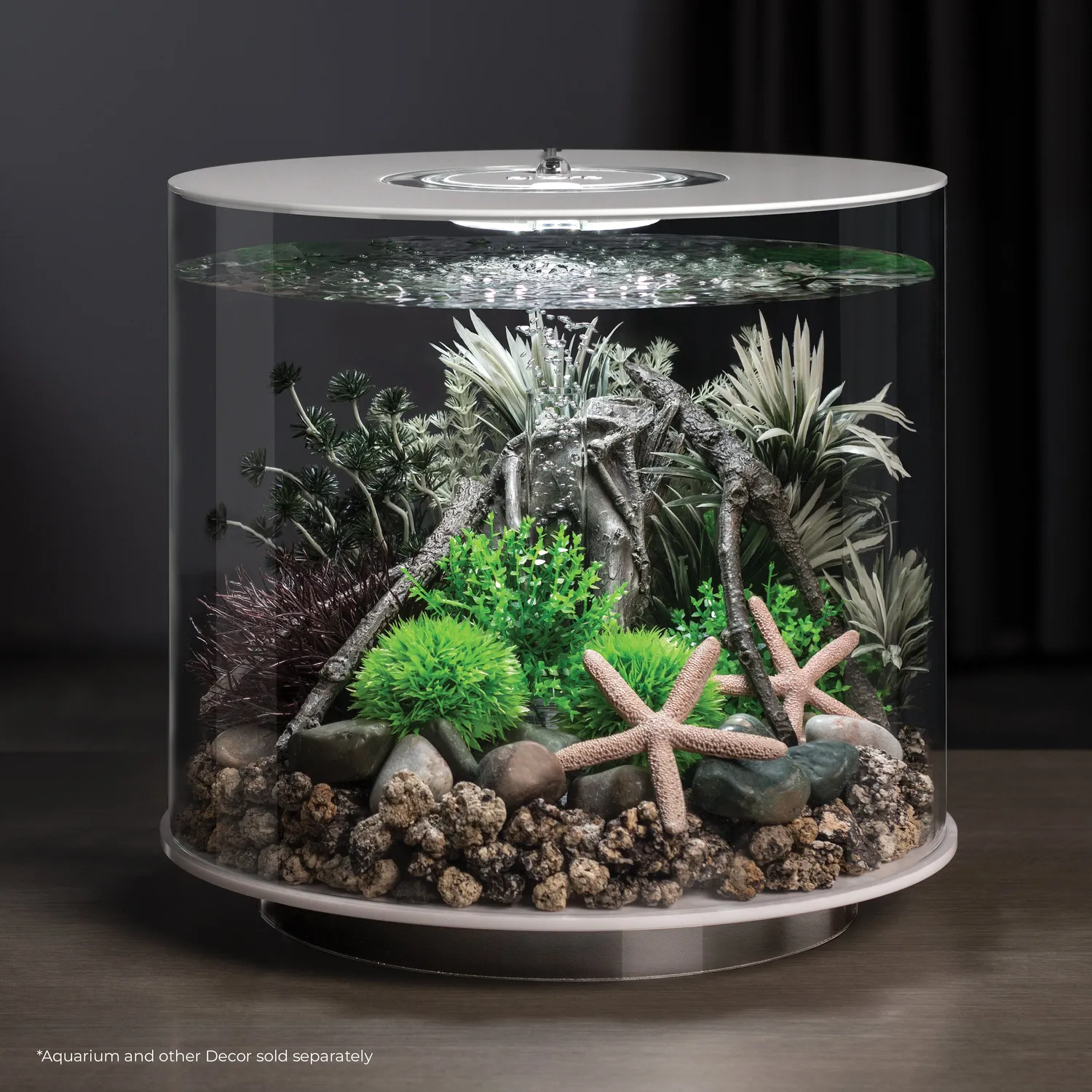 biOrb Small Amazonas Root akvariedekoration grå keramik