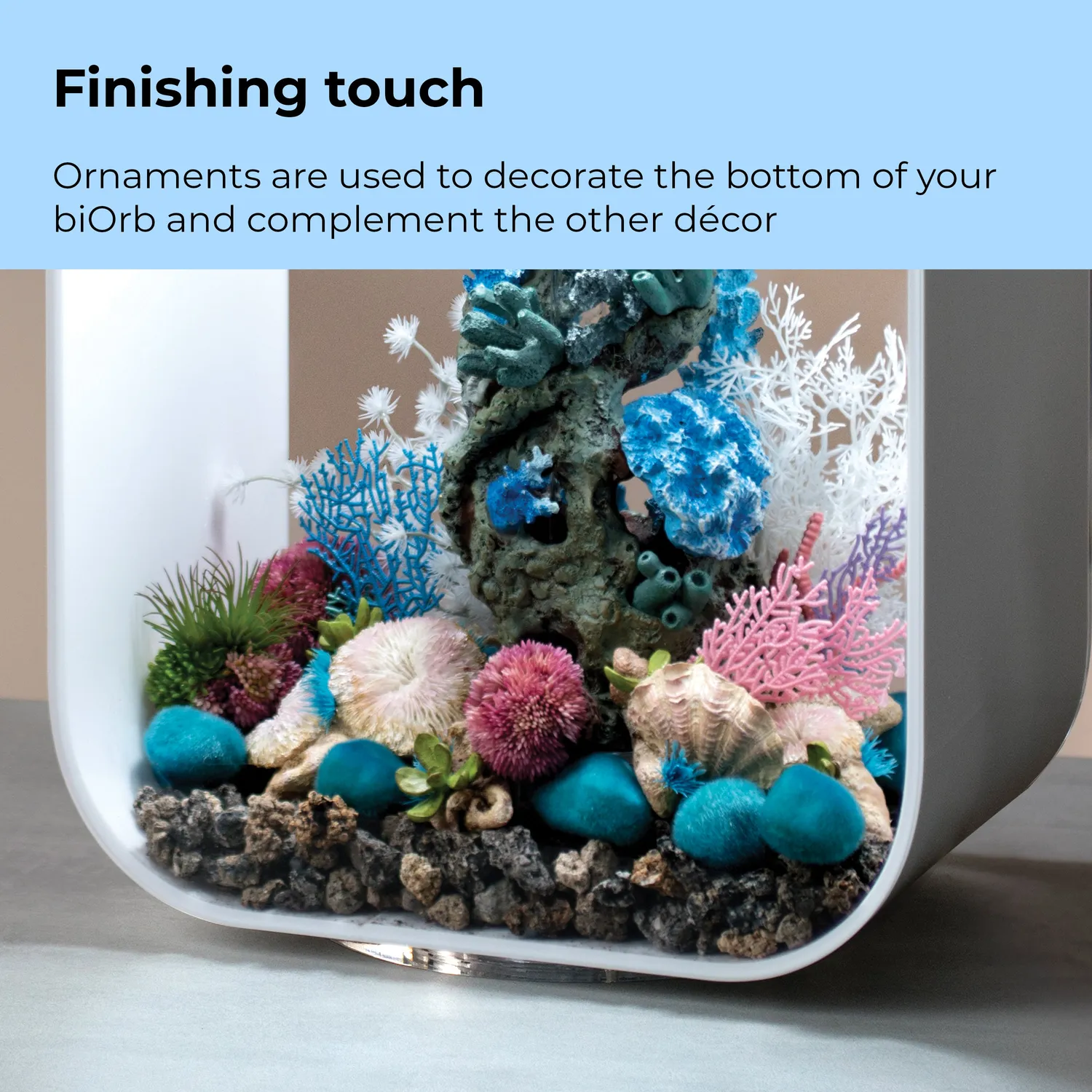 biOrb Plate Corals & Button Polyps akvariedekoration 90 mm