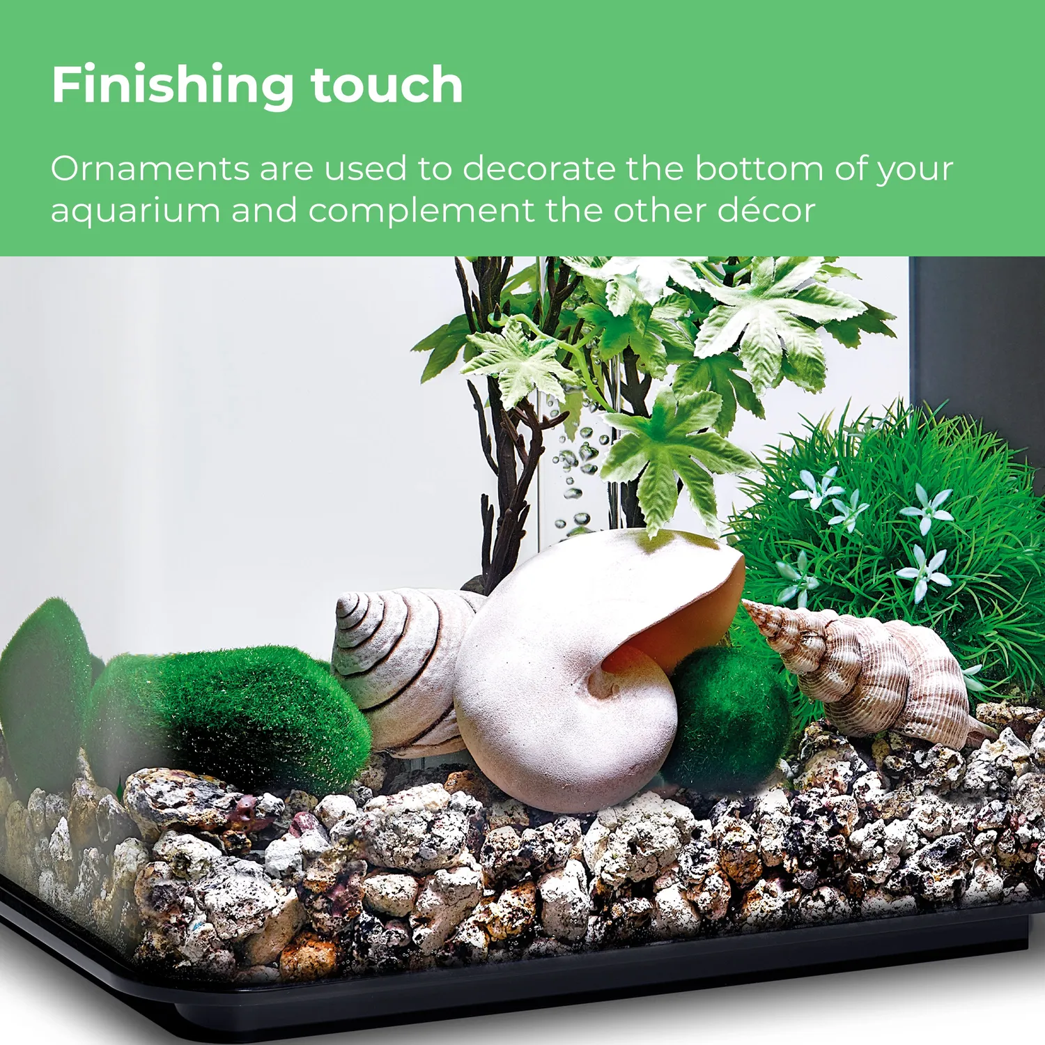 biOrb Summer Décor Set akvariedekor 15 L grön