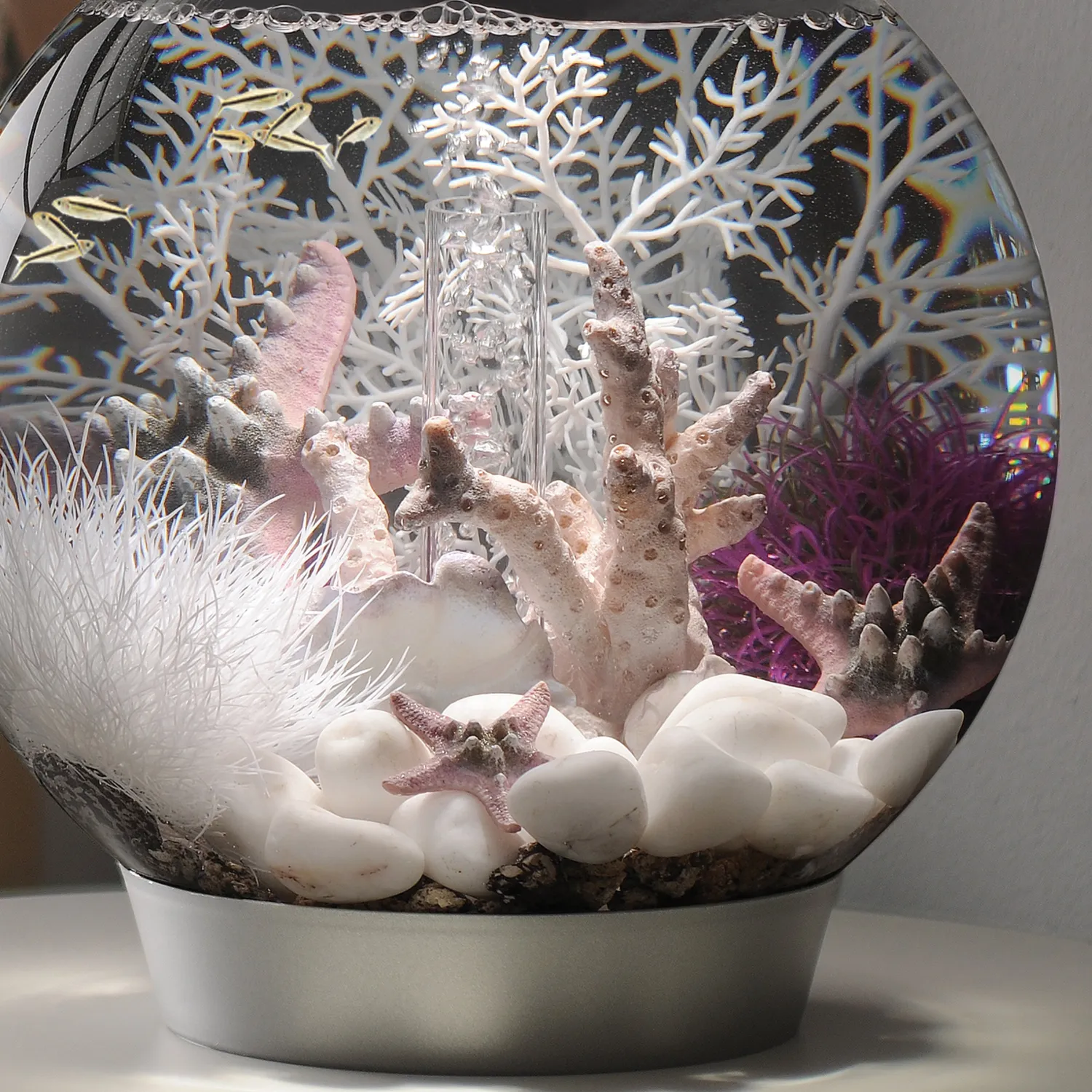 biOrb Small Sea Fan akvarieväxt vit
