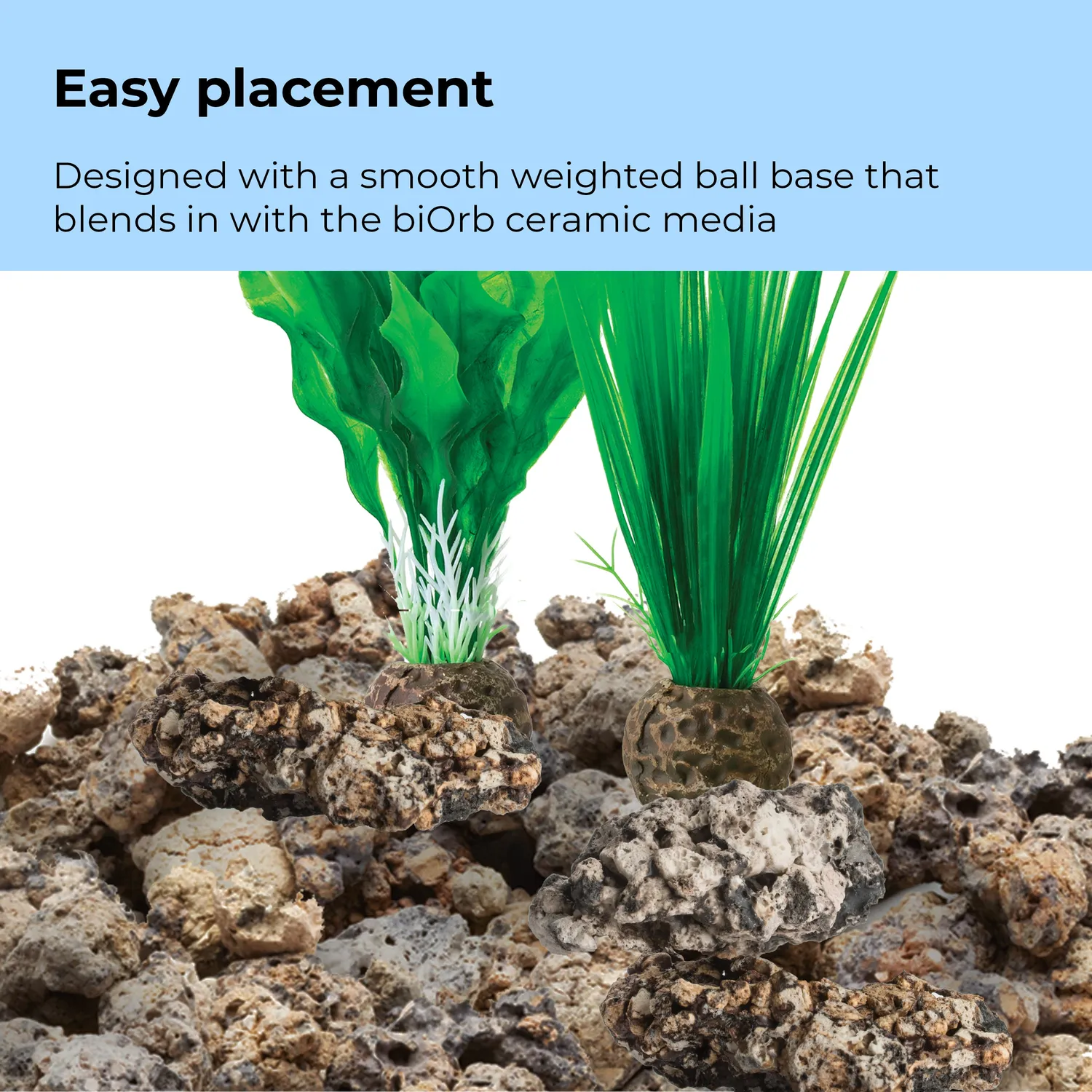 biOrb Small Green Plant Set akvarieväxter grön 2-pack