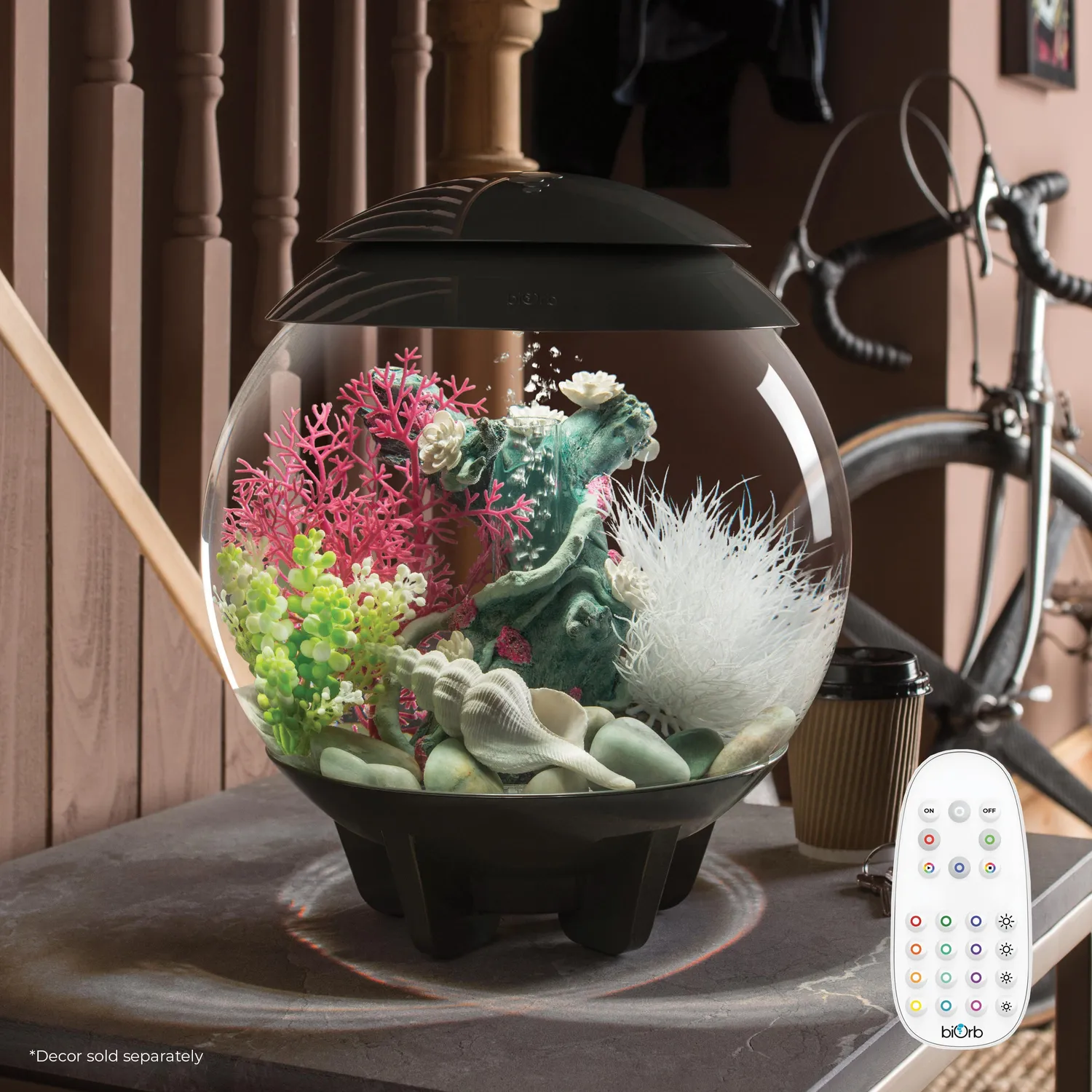 biOrb HALO 15 akvarium 15 liter med MCR-belysning grå