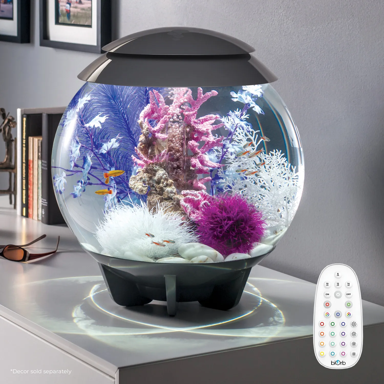 biOrb HALO 30 akvarium 30 liter MCR-ljus grå