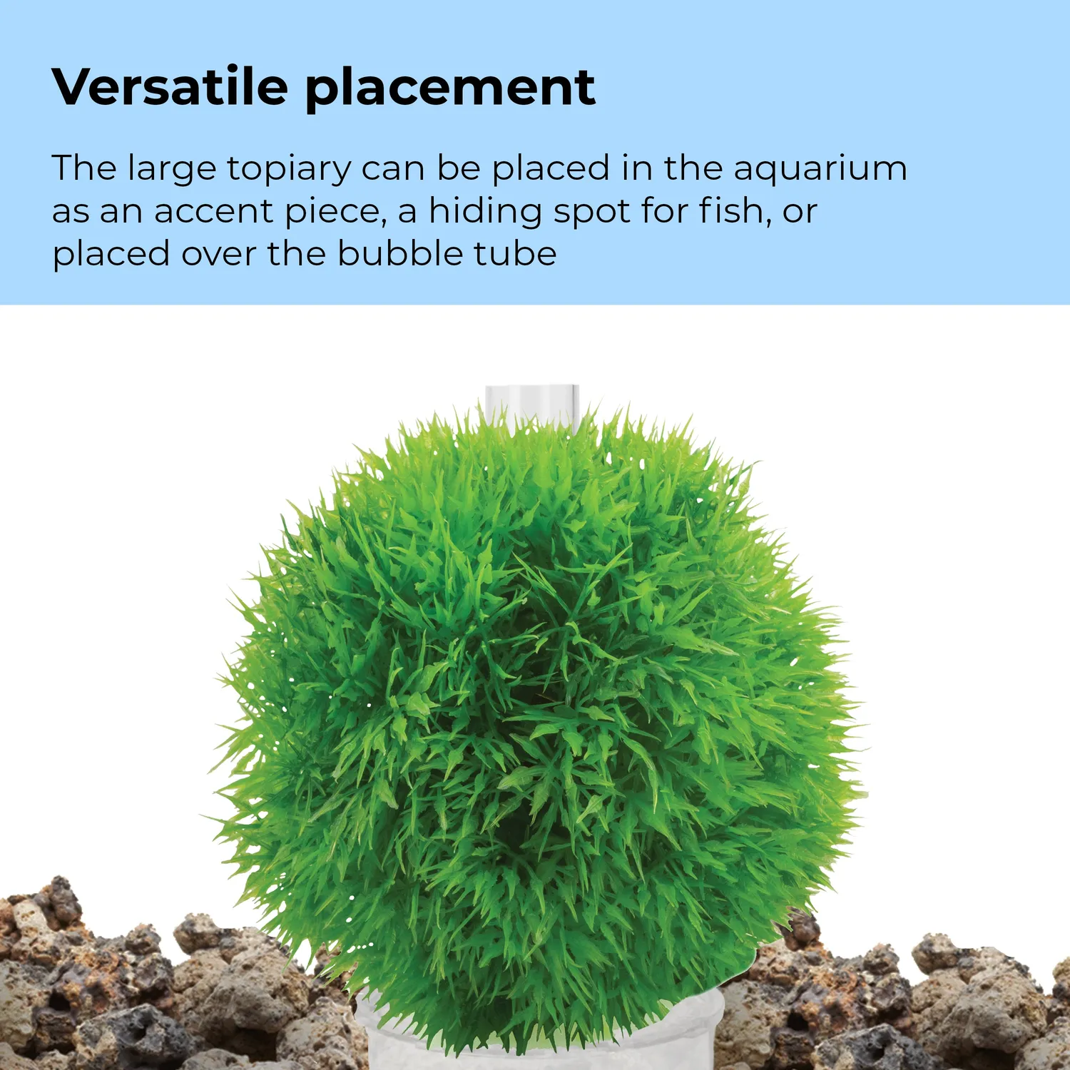 biOrb Aquatic Topiary Ball Set akvariedekoration grön 3-pack