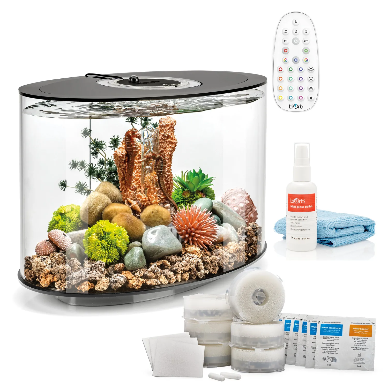 biOrb LOOP 15 akvarium 15 liter med skötsel