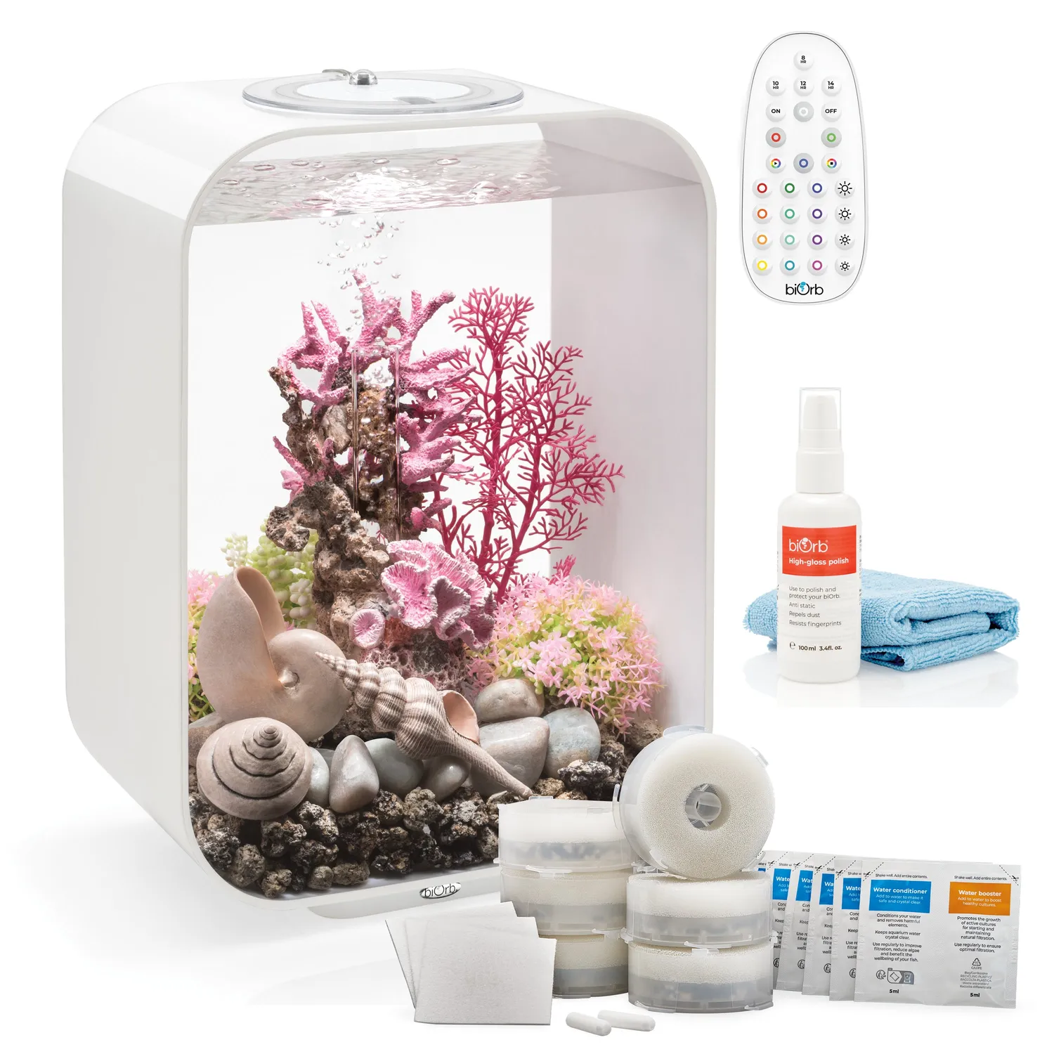 biOrb LIFE 15 akvarium 15 liter startkit skötselpaket