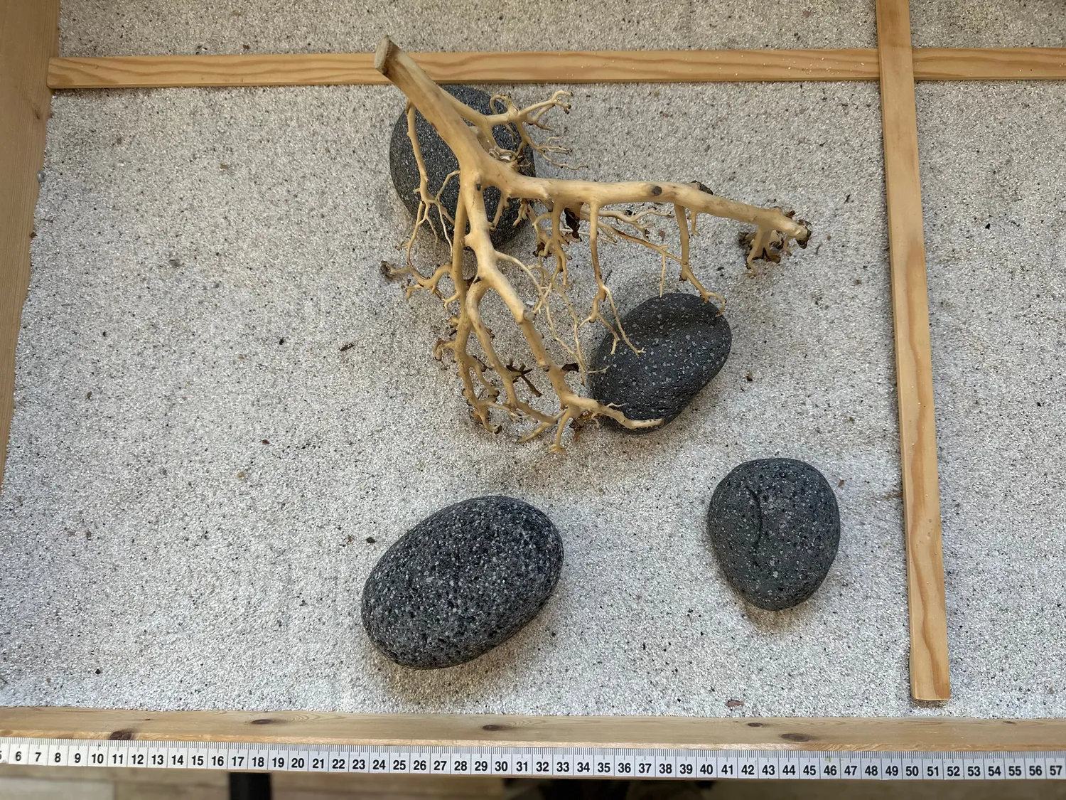 Aquascape hardscape set 3 sten + rot 33x38 cm layout