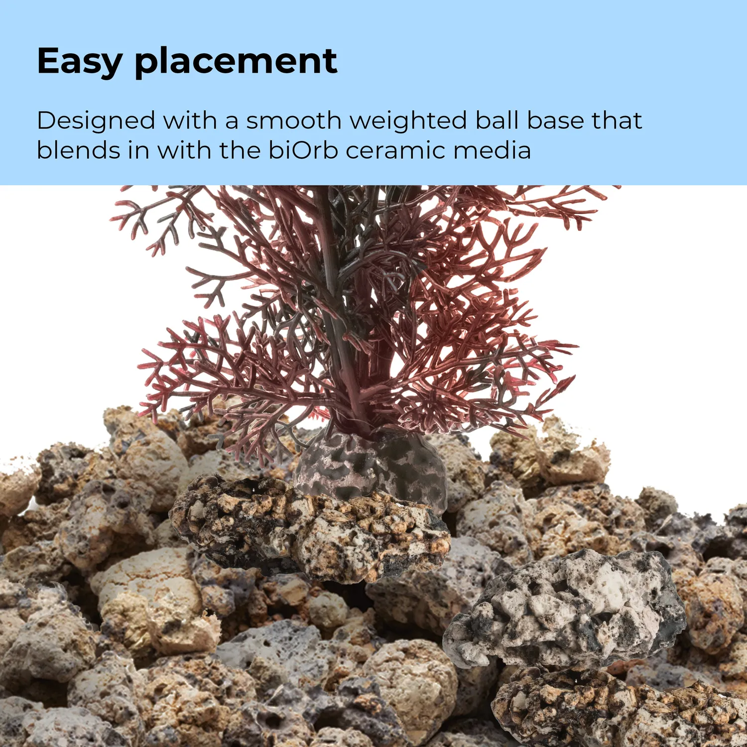 biOrb Extra Large Sea Fan växt crimson 490 mm