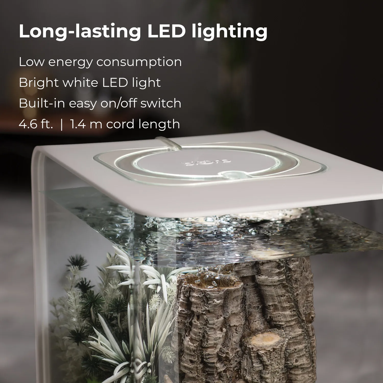 biOrb FLOW 15 akvarium 15 liter standardljus vit