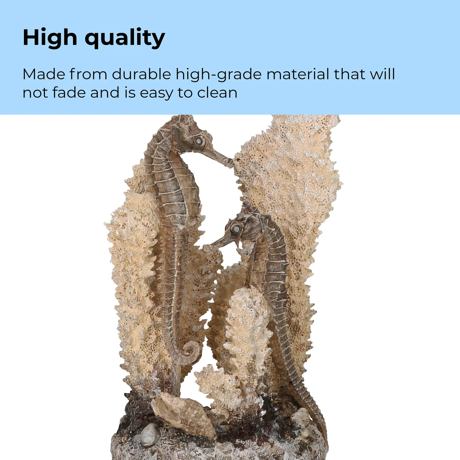 biOrb Seahorse akvariedekoration natural liten