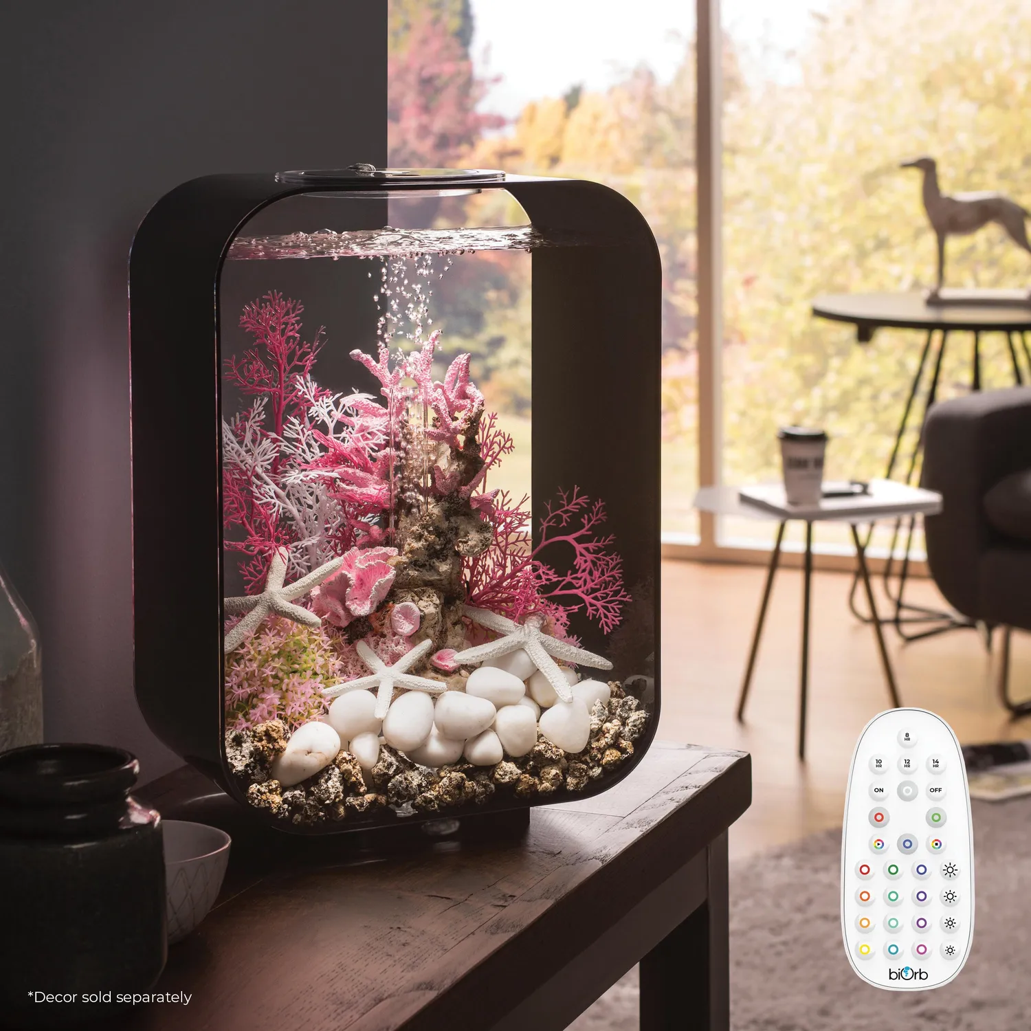 biOrb LIFE 15 akvarium 15 liter MCR-ljus svart