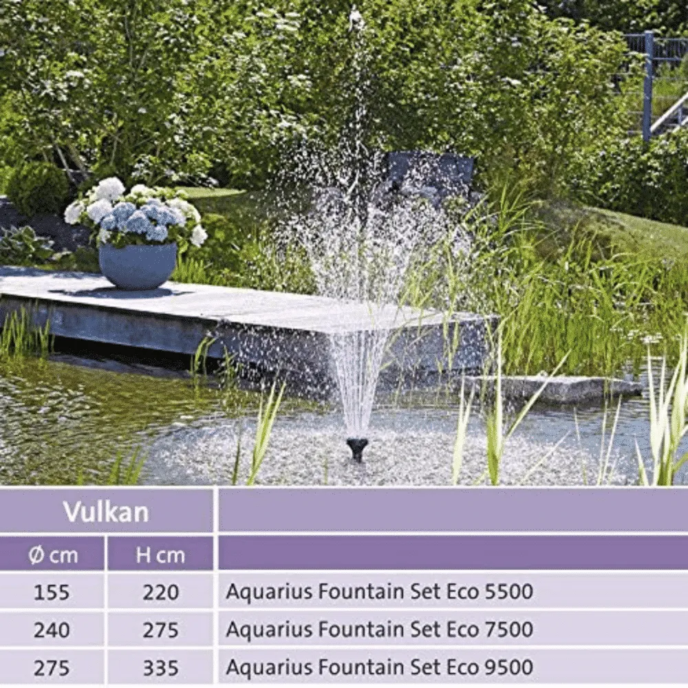 Näsets Ciklidhobby Aquarius Eco 5500 fontänset damm