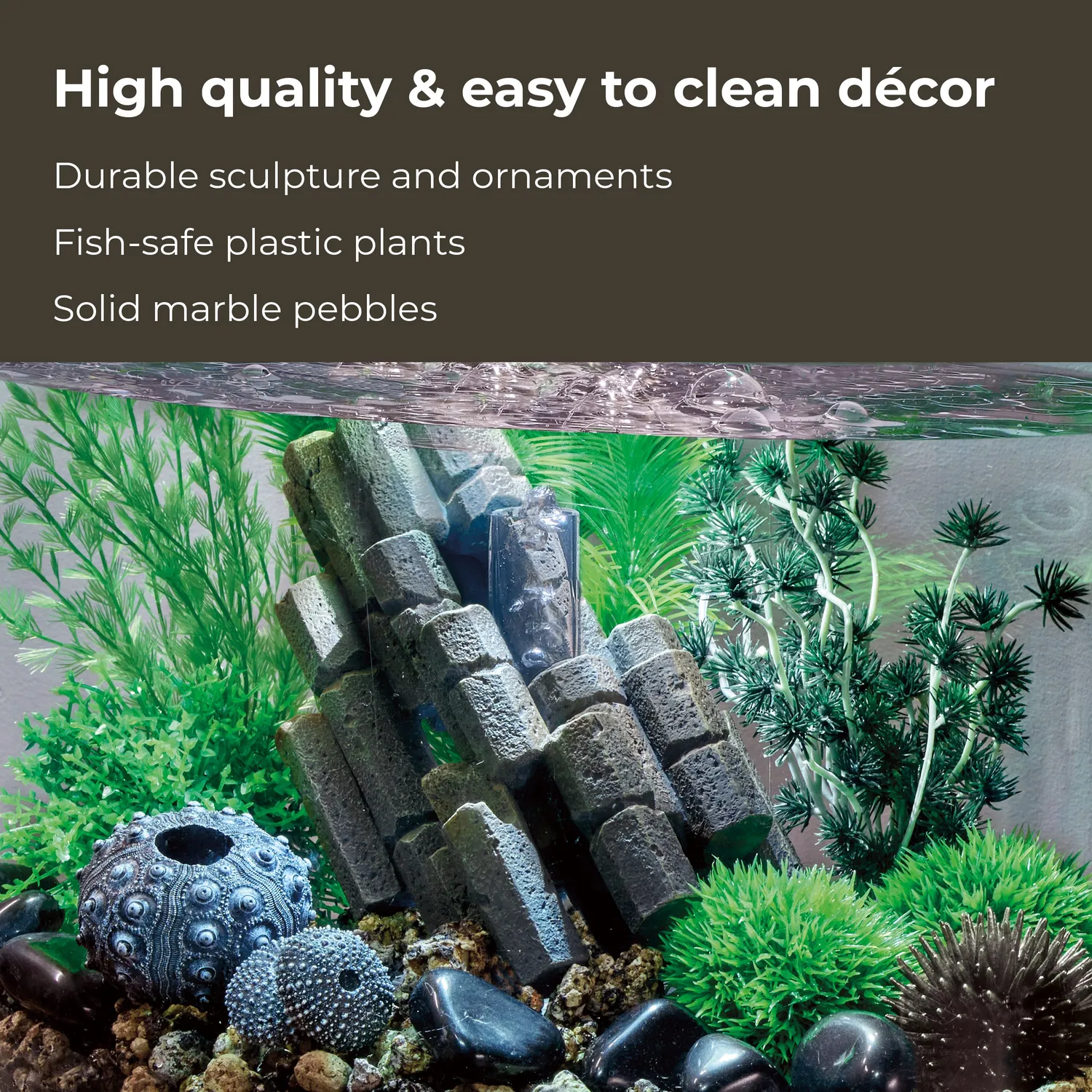 biOrb Volcanic Stone dekorset akvariedekoration 30L